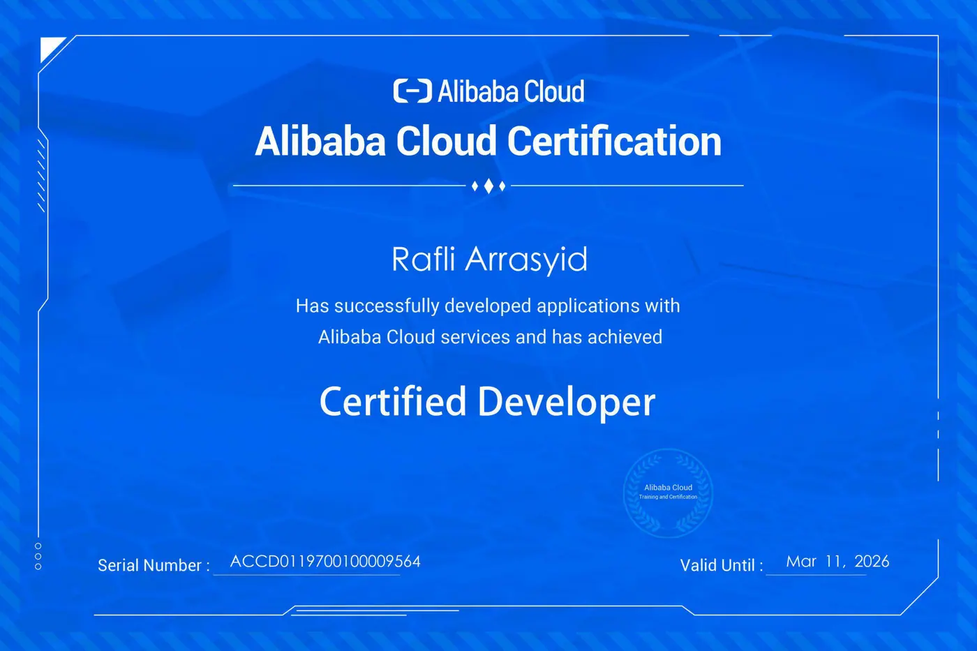 Certified Developer